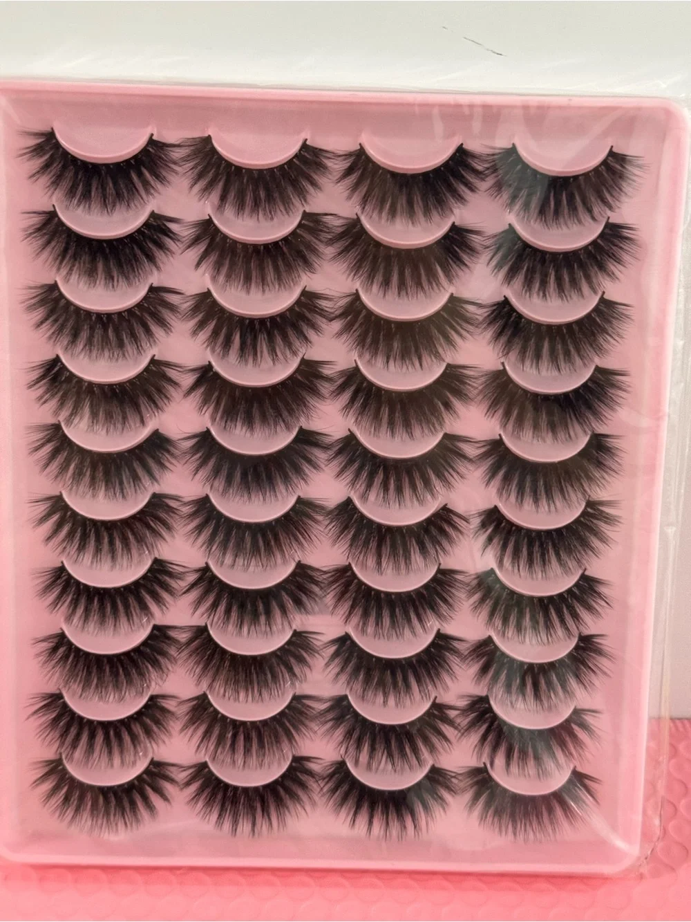 False Eyelash Tray Set - Black Volume Lashes (Multipack)